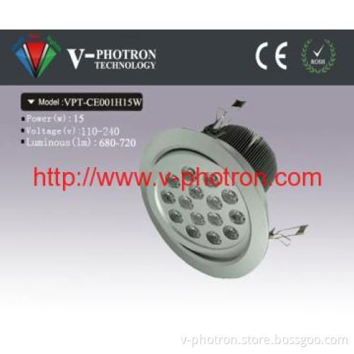 High Power LED Ceiling Lamps 15W